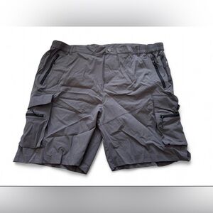 NWOT Pausel Men's Quick Dry Outdoor Hiking Cargo Shorts 3XL Grey